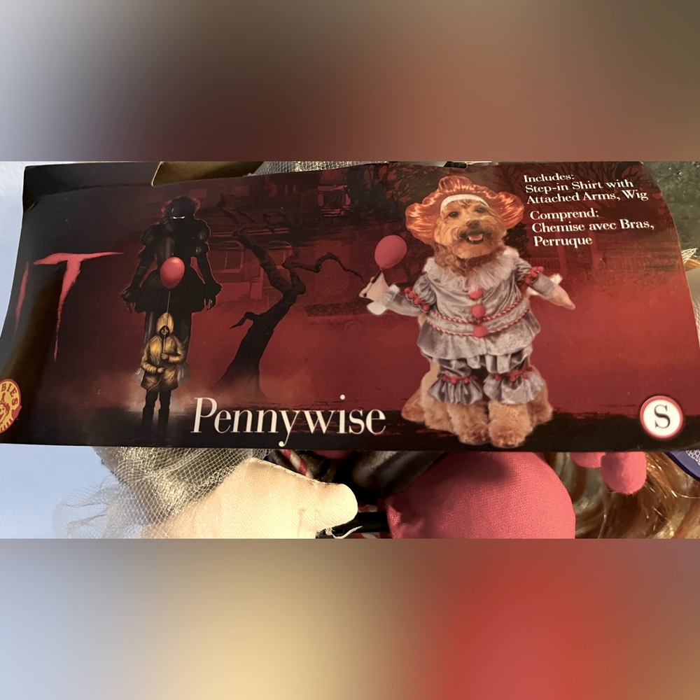 “IT” PENNYWISE Small Dog Halloween Costume